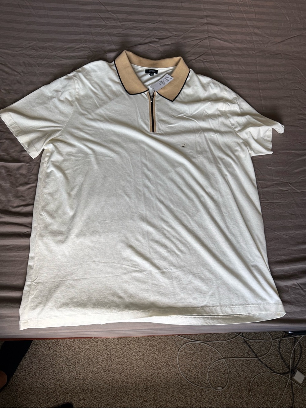 Contrast Collar Perfect Pima Cotton
Zip Polo